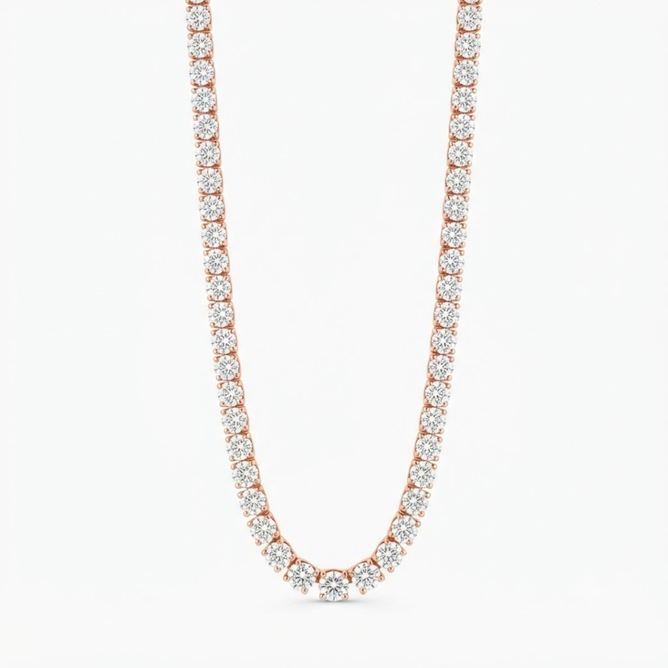 Signature Diamond Tennis Necklace