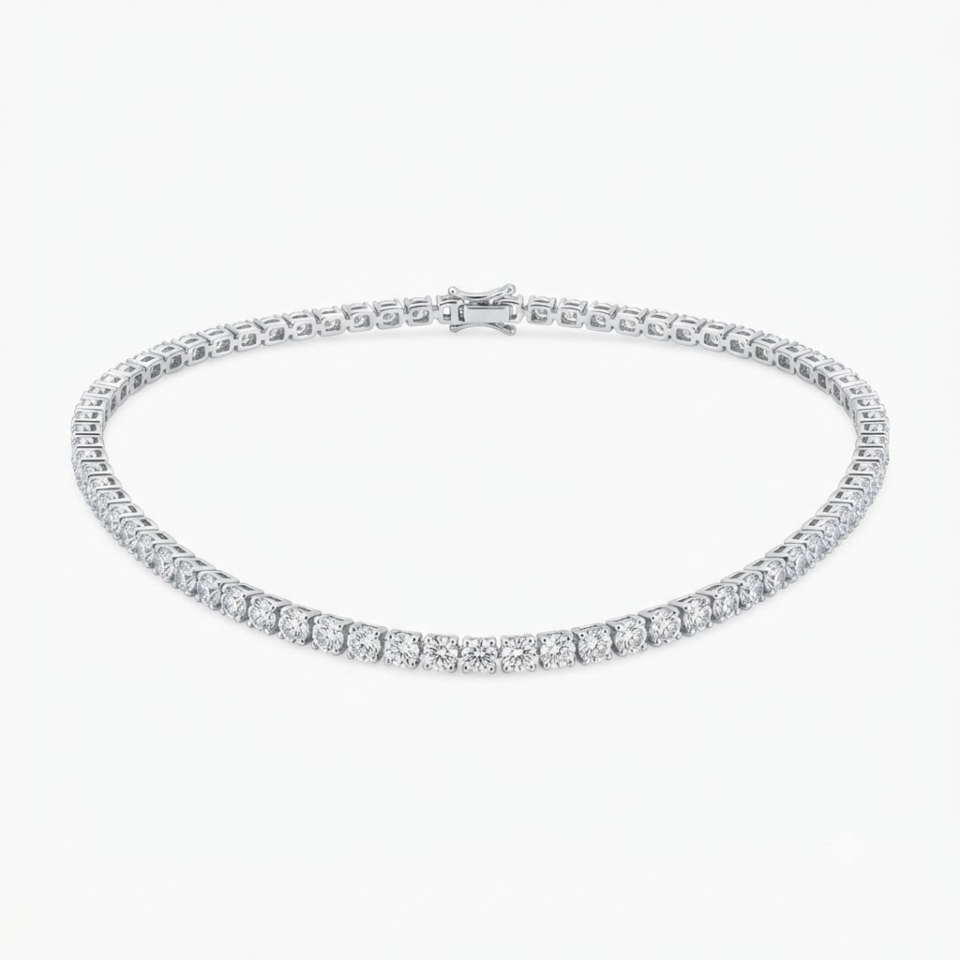 Petite Diamond Tennis Necklace