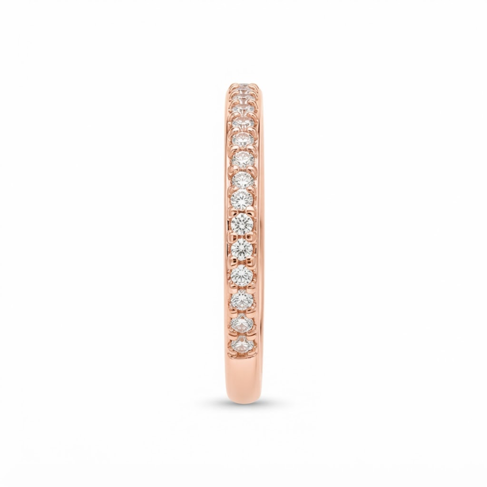 Petite Half-Eternity Band